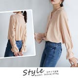 落ち感のある薄手素材 ゆったりキャンディ袖 長袖 | ica | 詳細画像10