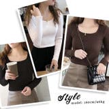 カシミアタッチ 柔らか リブニット | ica | 詳細画像11 