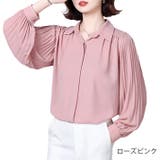 プリーツ袖 シフォン シャツ | ica | 詳細画像12