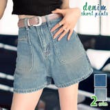 ウォッシュドブルー | ショートパンツ デニム パンツ | ica