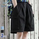 ブラック | デニム ショート パンツ | ica