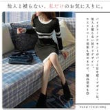 ストレッチ性抜群 リブニット 胸元のラインが可愛い | ica | 詳細画像4