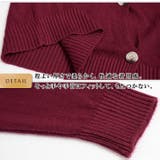 斜めボタン ニット カーディガン | ica | 詳細画像8