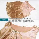 光沢感のある薄手のストレッチサテン キラキラのビジュー付き ノースリーブ | ica | 詳細画像7