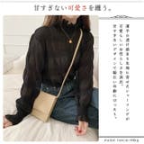 シアートップス シアーシャツ シアーブラウス | ica | 詳細画像2 