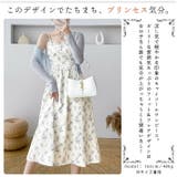 ミモレ丈 ノースリーブ 小花柄 | ica | 詳細画像2