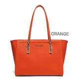 オレンジ | バイカラートートバッグ【idadi】 | idadi