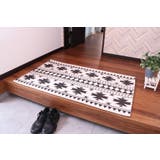 IV | 玄関マット ルームマット キリム柄 「パッセル」60×90cm | IKEHIKO