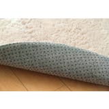 ラグ カーペット 1畳 無地 シャギー調『ラルジュ』 約100×150cm楕円 | IKEHIKO | 詳細画像2 