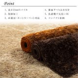 制菌加工 シャギー調 ラグ カーペット ルフォン 200×250cm | IKEHIKO | 詳細画像2