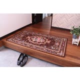 IV | シェニール織り クラシック柄 玄関マット エリーゼ 70×120cm | IKEHIKO