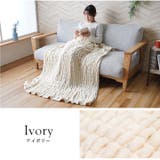 IV | 洗える あったかフランネル ふわふわハーフケット ブランケット | IKEHIKO