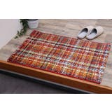 OR | トルコ製 ウィルトン織り 玄関マット 「ミストル」約50×80cm | IKEHIKO