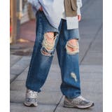 ブルー | デニムパンツ メンズ ダメージ | improves