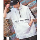 プルオーバー メンズ半袖 ハーフジップ | improves | 詳細画像1