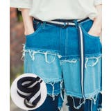 ネイビー×オフホワイト | ベルト メンズ Dカン | improves