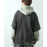 パーカー メンズ レイヤード | improves | 詳細画像11