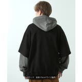 パーカー メンズ レイヤード | improves | 詳細画像5