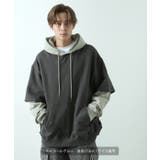 パーカー メンズ レイヤード | improves | 詳細画像8