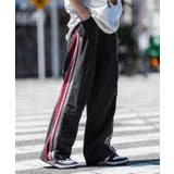 ブラック | デニムパンツ メンズ サイドラインデザイン | improves
