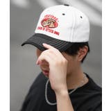 ホワイト×ブラック | キャップ メンズ ドッグロゴ | improves