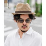 ストローハット メンズ ポリエステル | improves | 詳細画像1