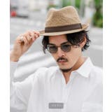 ストローハット メンズ ポリエステル | improves | 詳細画像2