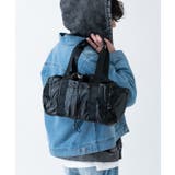 ブラック | ミニボストンバッグ メンズ メタリック | improves