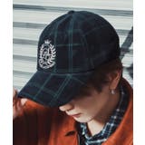 ブラック | コーデュロイ チェック柄 キャップ | improves