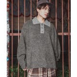 グレー | ポロニット セーター メンズ | improves