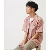 ピンク | 開襟シャツ 半袖 メンズ | improves