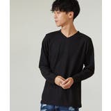 ブラック | ロングTシャツ メンズ 長袖 | improves
