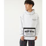 ホワイト | 裏起毛 パーカー メンズ | improves