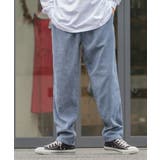 ブルー | ワイドパンツ メンズ レディース | improves