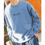 ブルー | トレーナー メンズ 裏毛 | improves