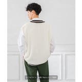 ニット ベスト Vネック | improves | 詳細画像3