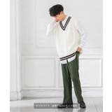 ニット ベスト Vネック | improves | 詳細画像4