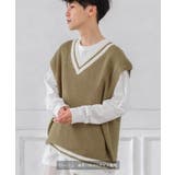 ニット ベスト Vネック | improves | 詳細画像5