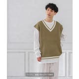 ニット ベスト Vネック | improves | 詳細画像6