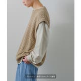オーバーサイズ 透かし編み ニット | improves | 詳細画像3
