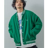 グリーン | バックロゴ スタジャン メンズ | improves