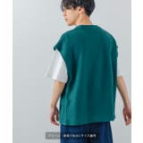 ジャガード インレイ ニットベスト×Tシャツ | improves | 詳細画像11