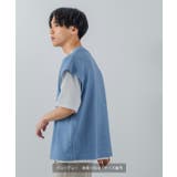 ジャガード インレイ ニットベスト×Tシャツ | improves | 詳細画像14