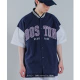 カレッジロゴ 刺しゅう 半袖 | improves | 詳細画像11 