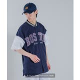 カレッジロゴ 刺しゅう 半袖 | improves | 詳細画像12 