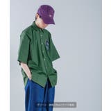 ロゴワッペン ブロード 半袖ビッグシャツ | improves | 詳細画像14