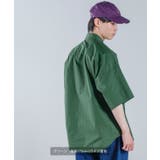ロゴワッペン ブロード 半袖ビッグシャツ | improves | 詳細画像16