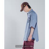 ロゴワッペン ブロード 半袖ビッグシャツ | improves | 詳細画像3