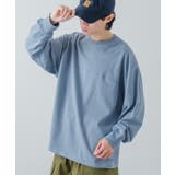 ブルー | ロンT 長袖Tシャツ メンズ | improves