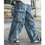 ネイビー | デニムパンツ メンズ カーゴパンツ | improves